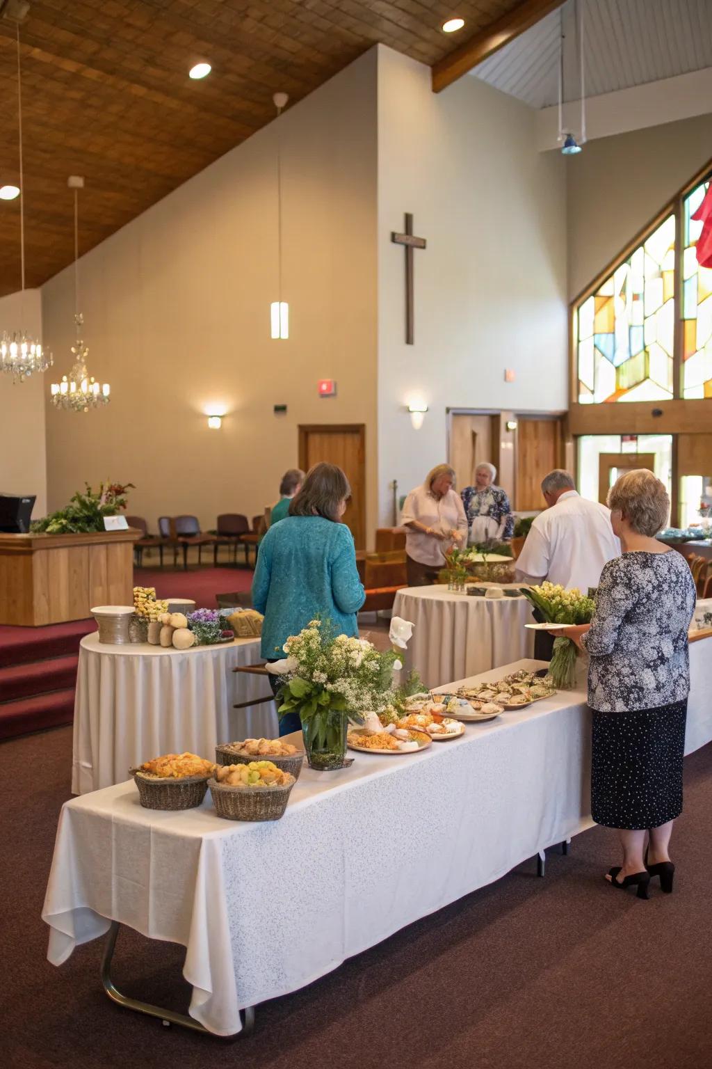 Welcome receptions encourage community and connection.