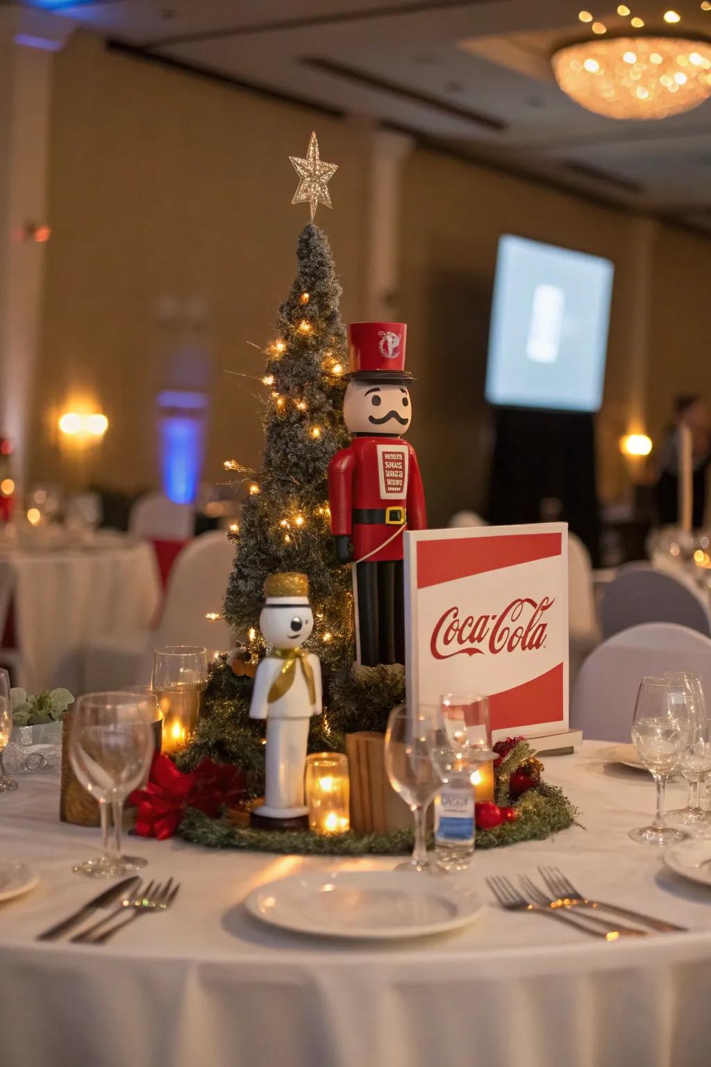 Personalize tables with festive ornaments