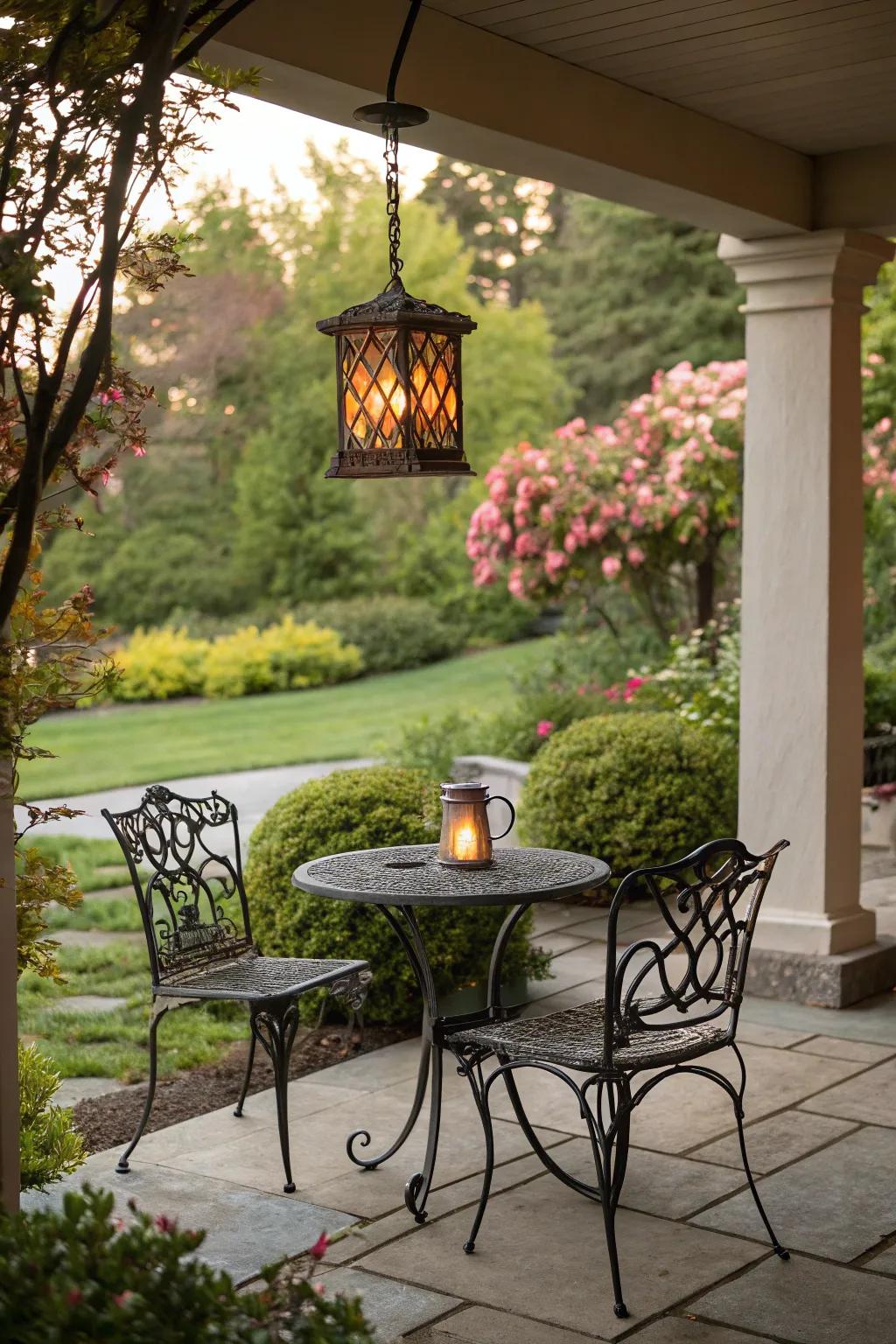 Metal elements bring strength and elegance.