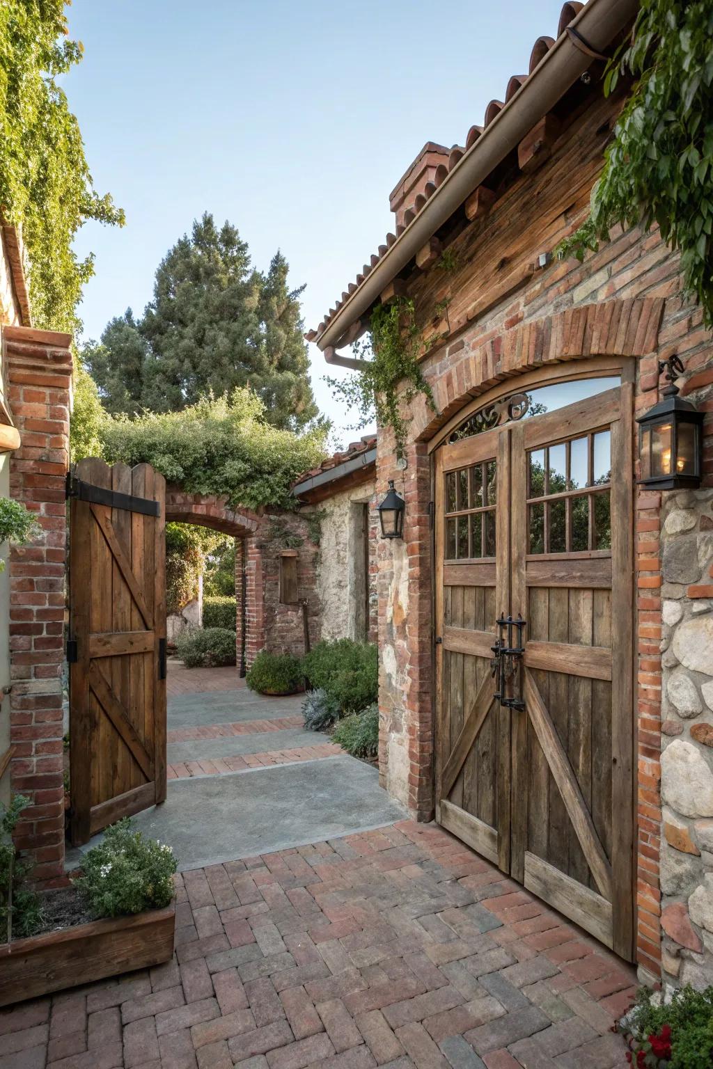 Reclaimed resources introduce country charm and uniqueness.