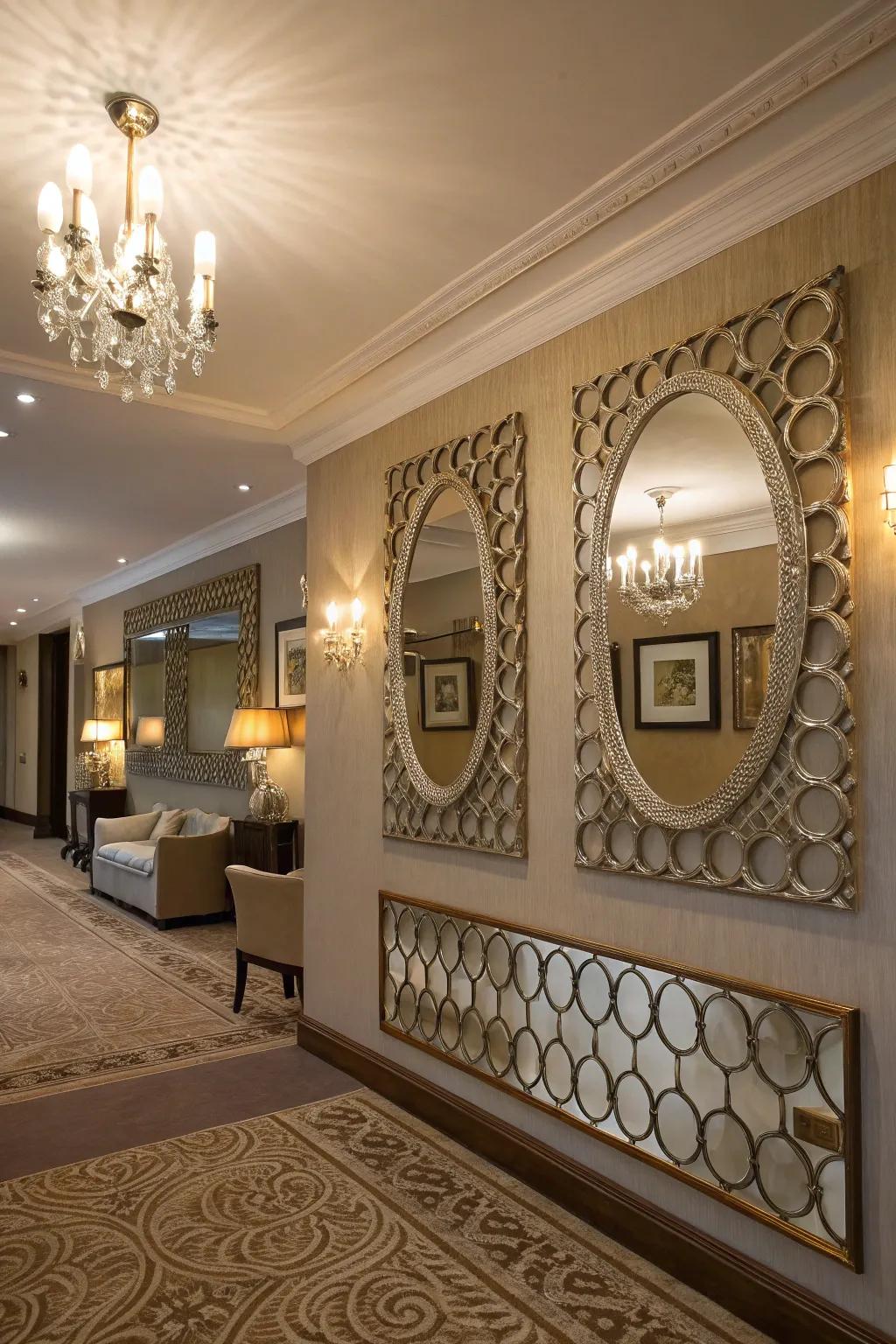 Ornamental mirrors skillfully conceal imperfections whilst appending style.