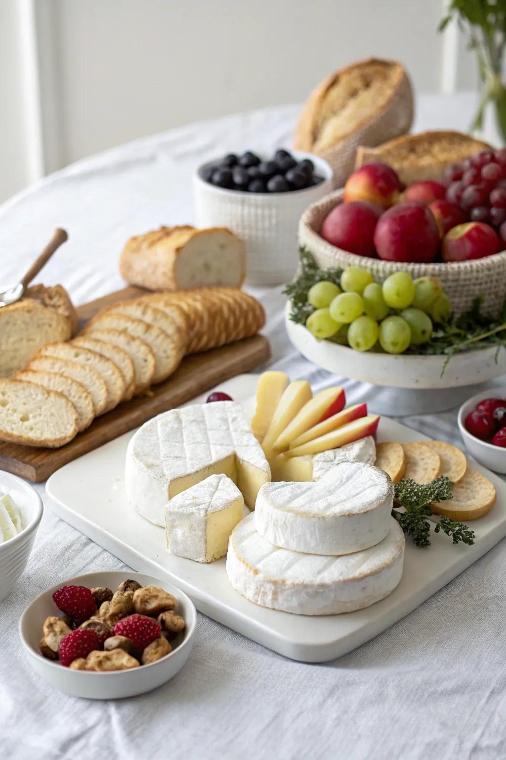 A single-tone food showcase that’s both chic and design-appropriate.