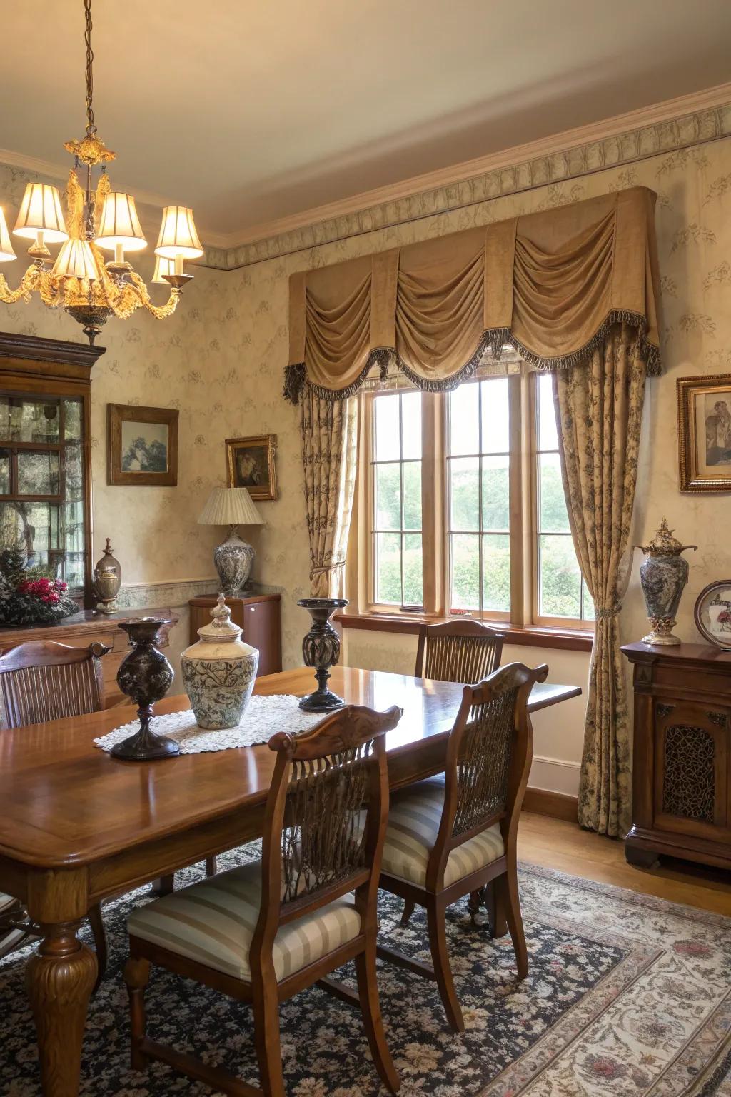 With a timeless top treatment, improve the appearance of your windows.