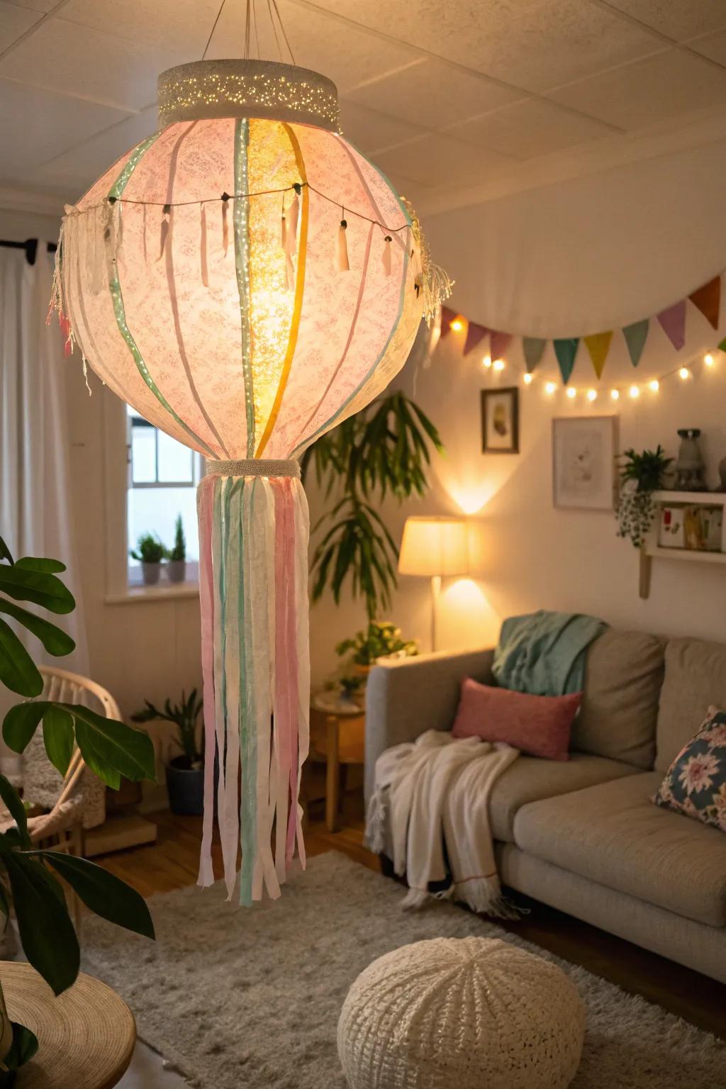 Incorporate a cozy glow with a DIY surprise lantern.