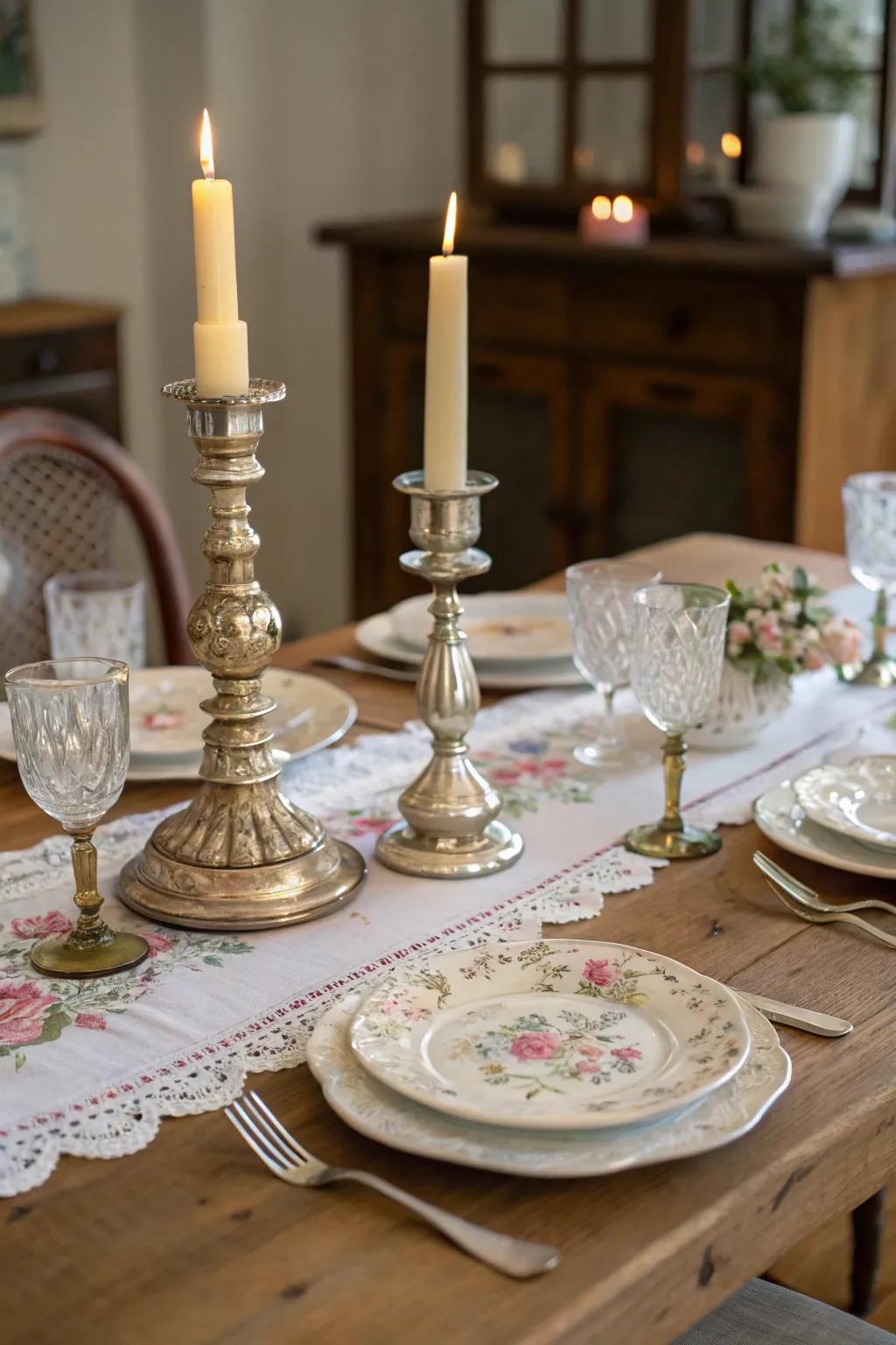 Vintage details introducing history and charm