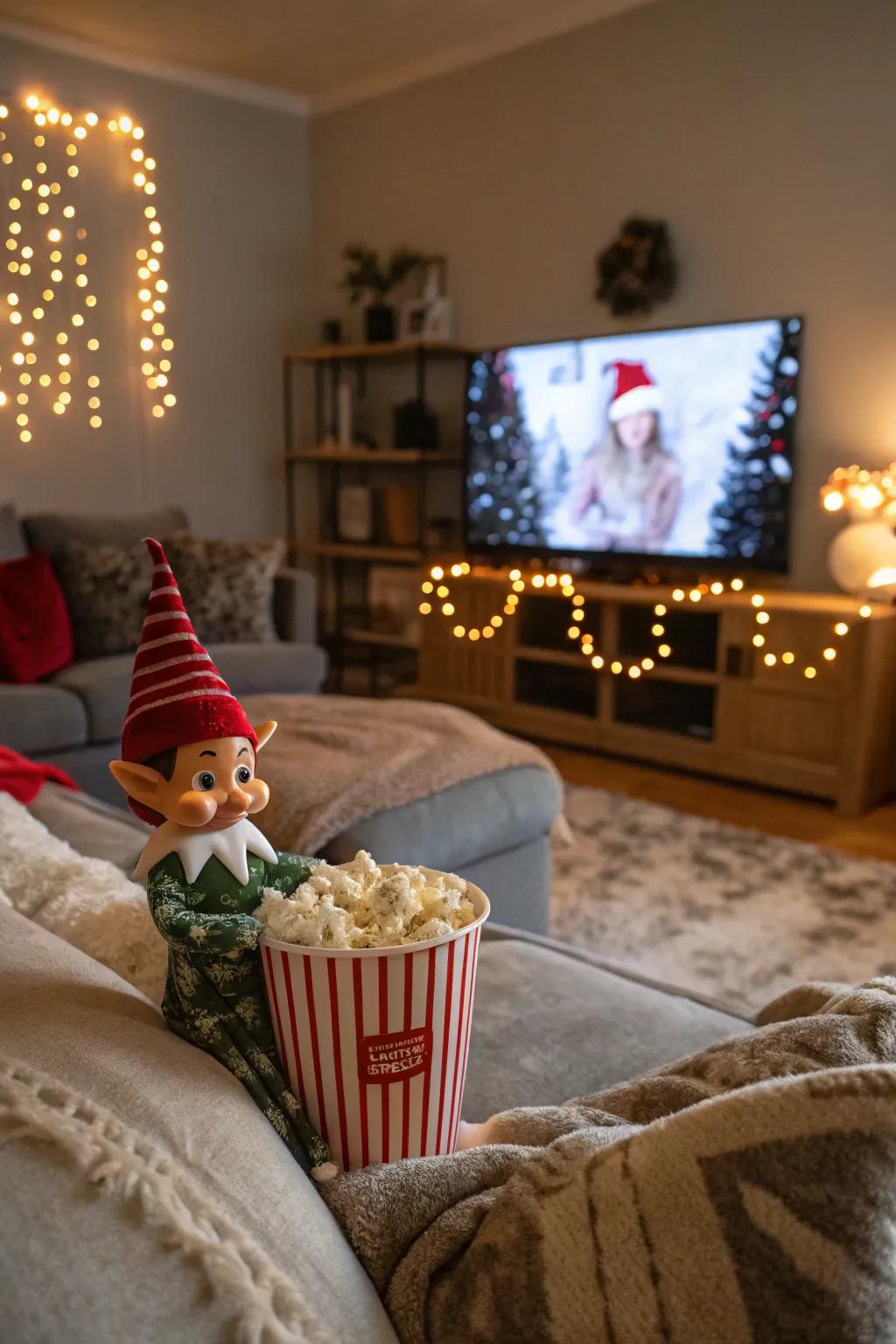 Relish a festive cinema evening alongside your pixie.