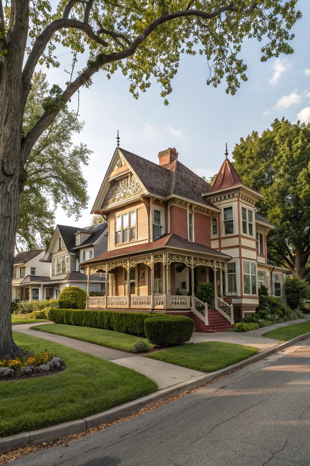 Historic tones add a rich, timeless charm.