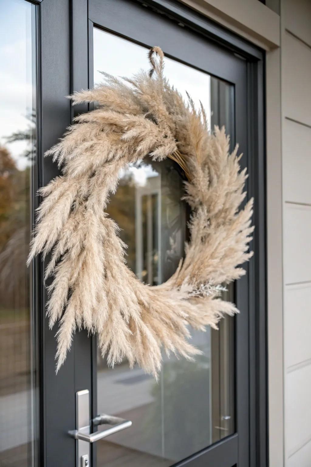 Plume reed proffers a contemporary and elegant impression to your entryway.
