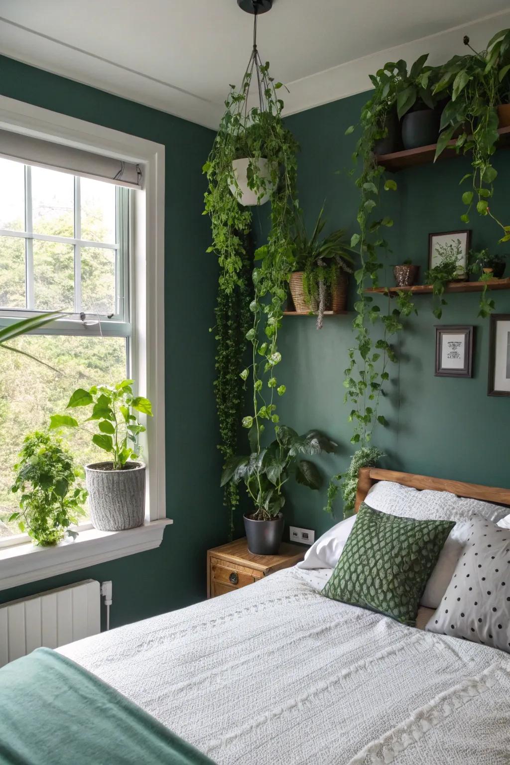Upright greenery incorporates a fresh and native touch to your personal space.