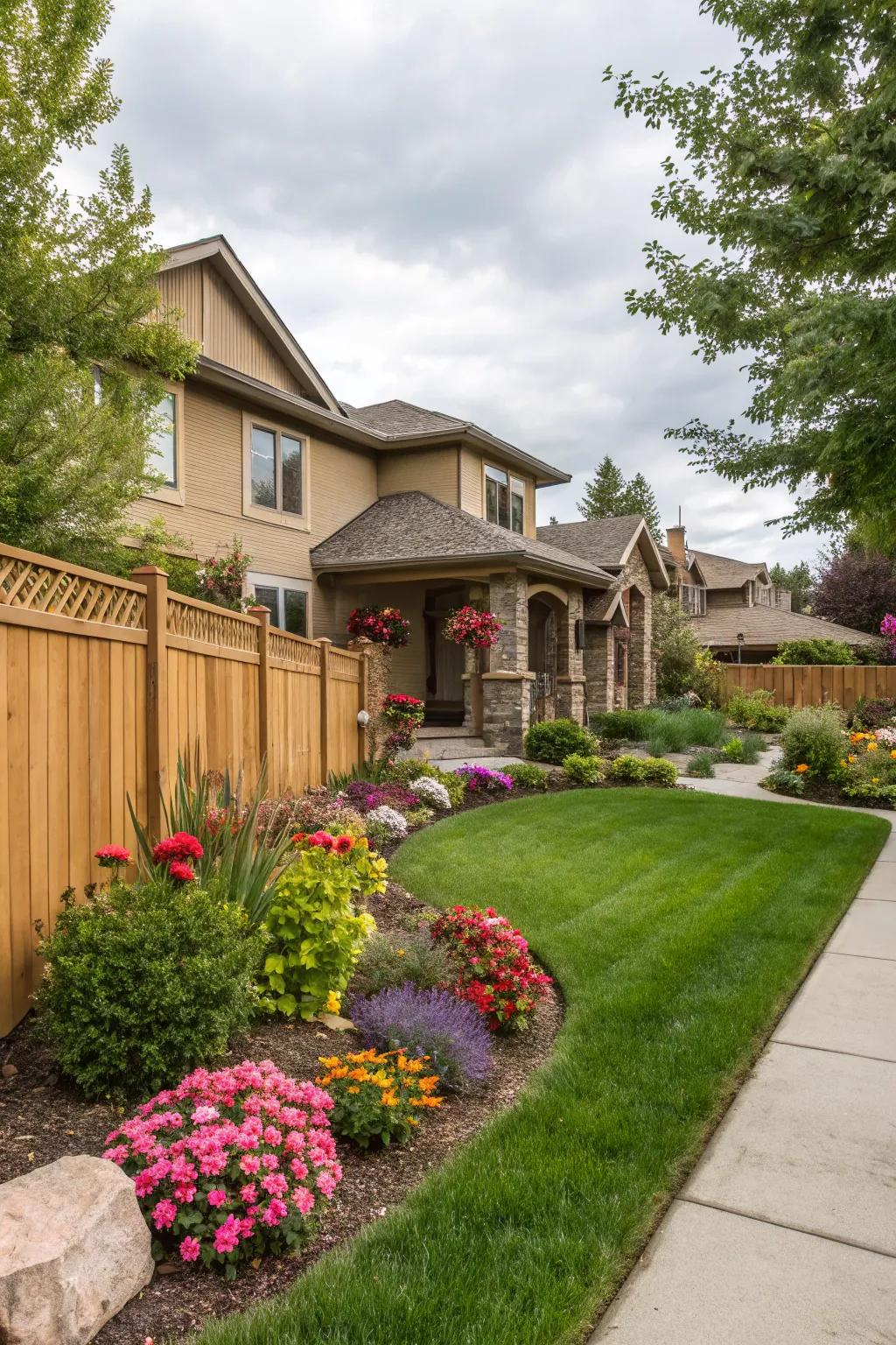 A thoughtful color enhances the natural appeal of your landscape.