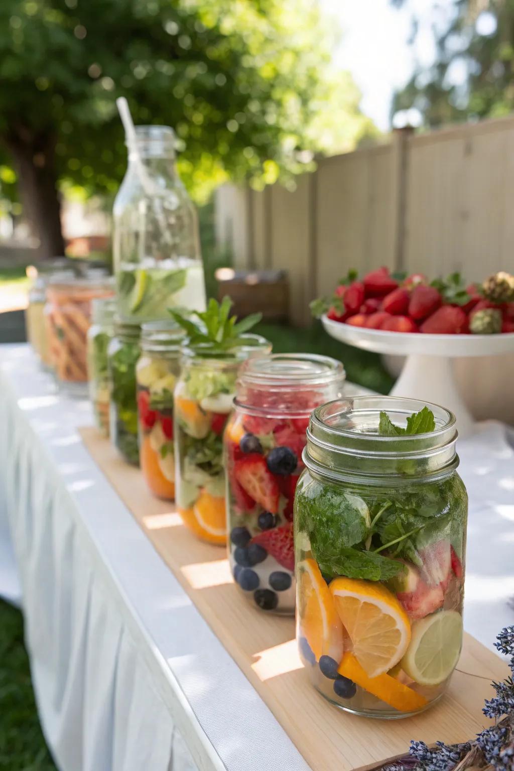 Fruit and herb essences provide a revitalizing spa-like sensation.