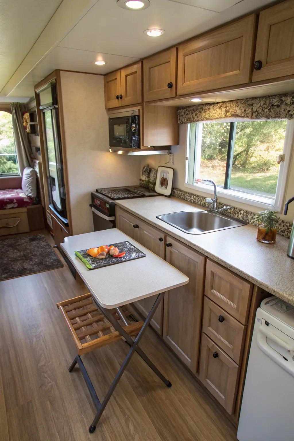 Well-considered furniture selections enhance functionality in small spaces.
