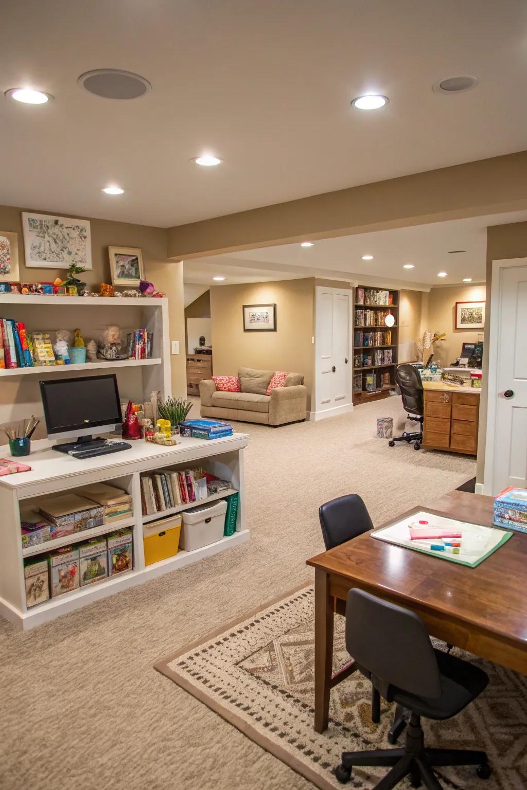 A multi-functional space conforms to diverse activities.