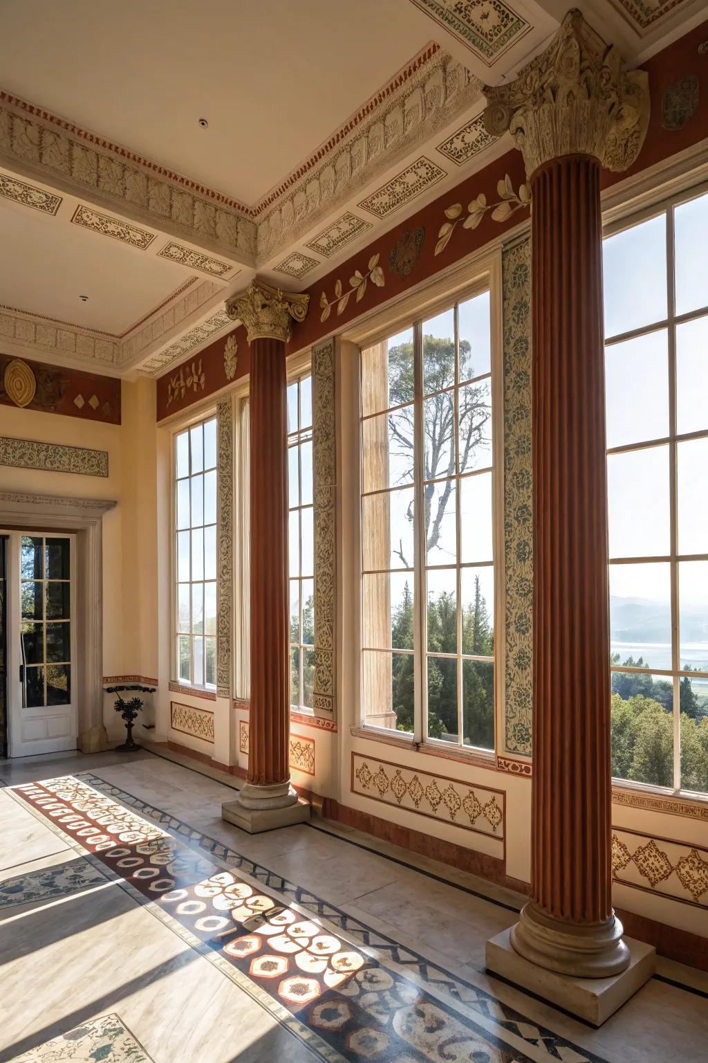 Sunlight boosts the airy and open feel of Hellenic interiors.