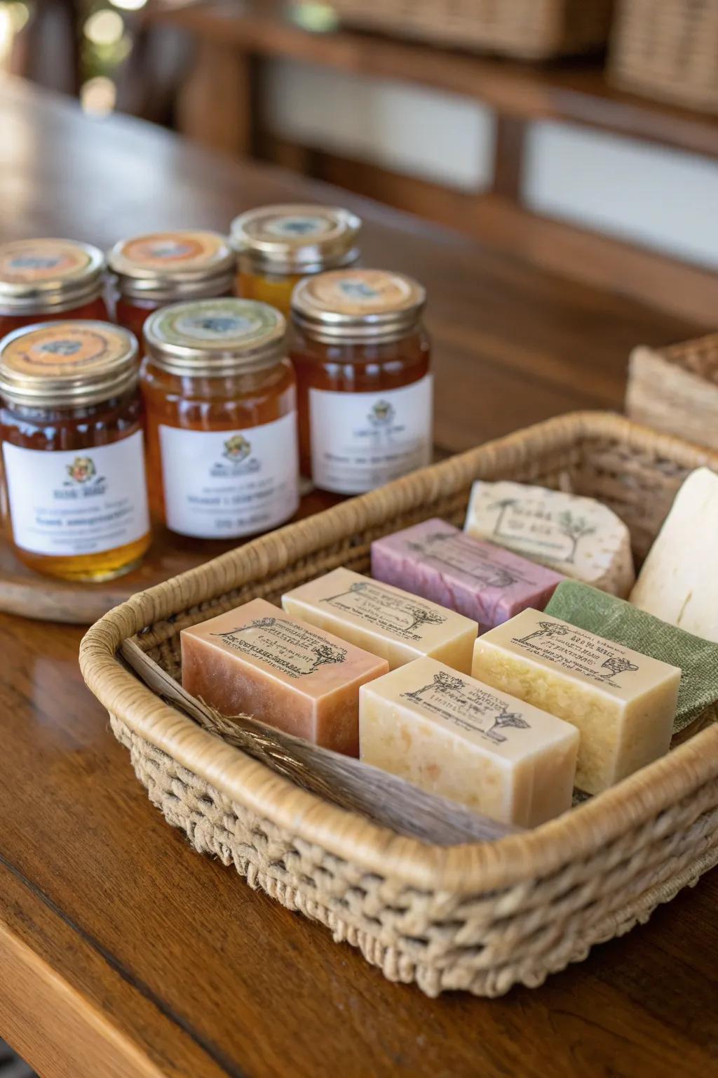 Artisan goods intended to give visitors a sample of the regional culture.