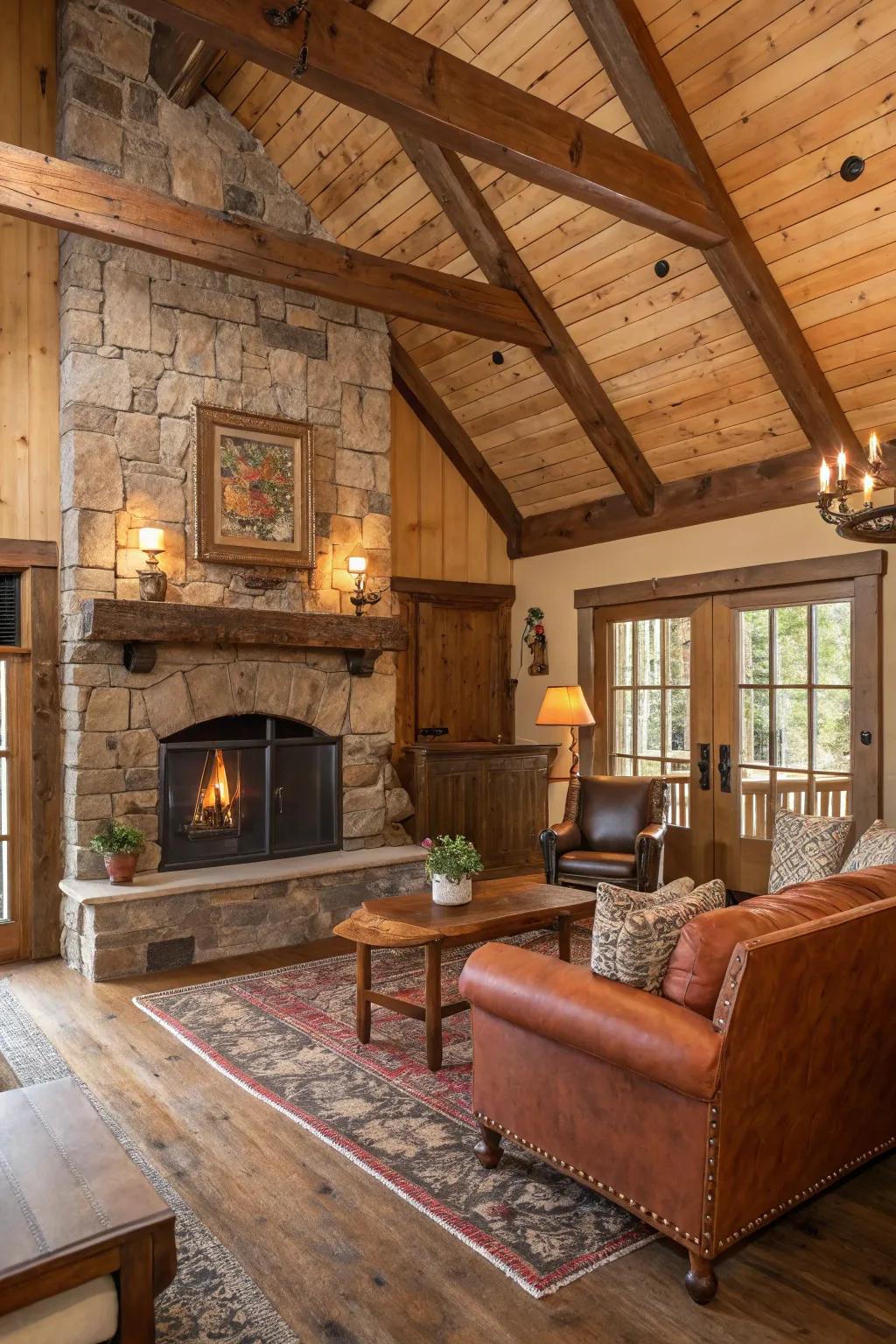 A country guest house offering a comfortable escape with natural materials.
