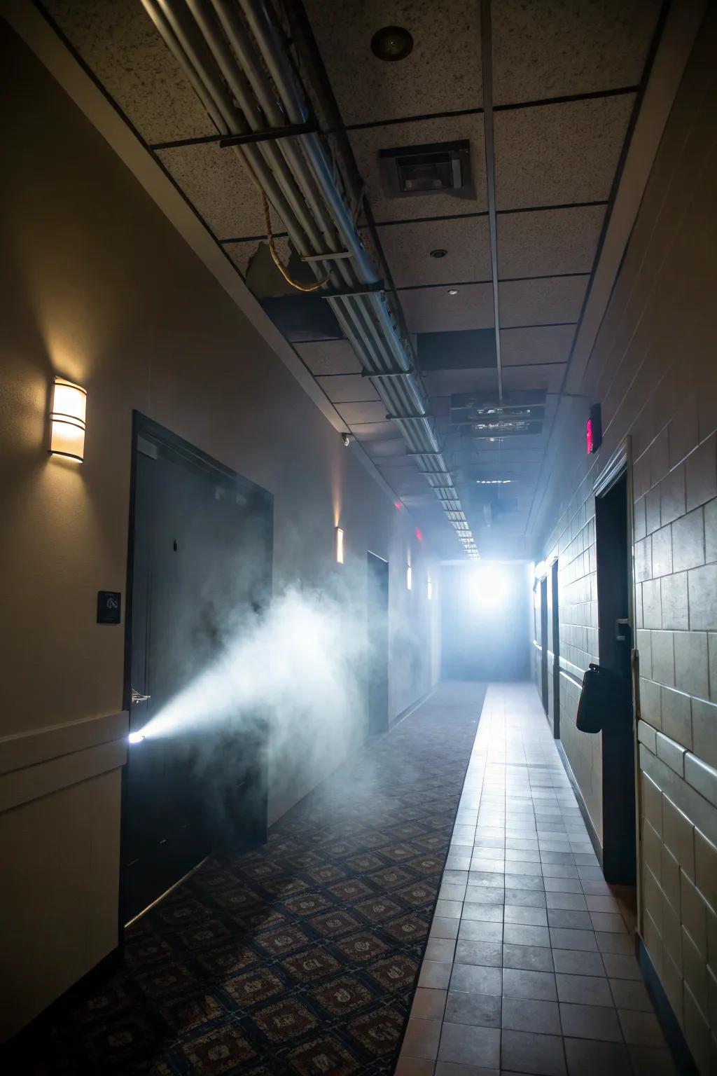 A smoke machine adds an ethereal environment.