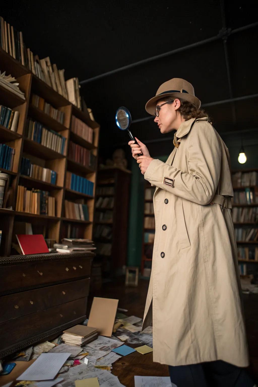 Decipher enigmas in flair with an investigator-centric robe.