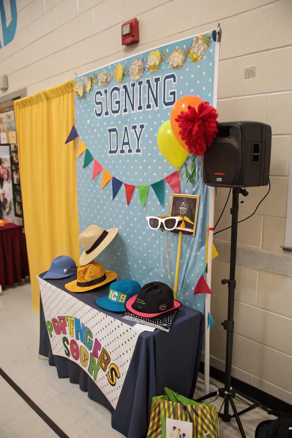 A photo spot ensures fun memories.