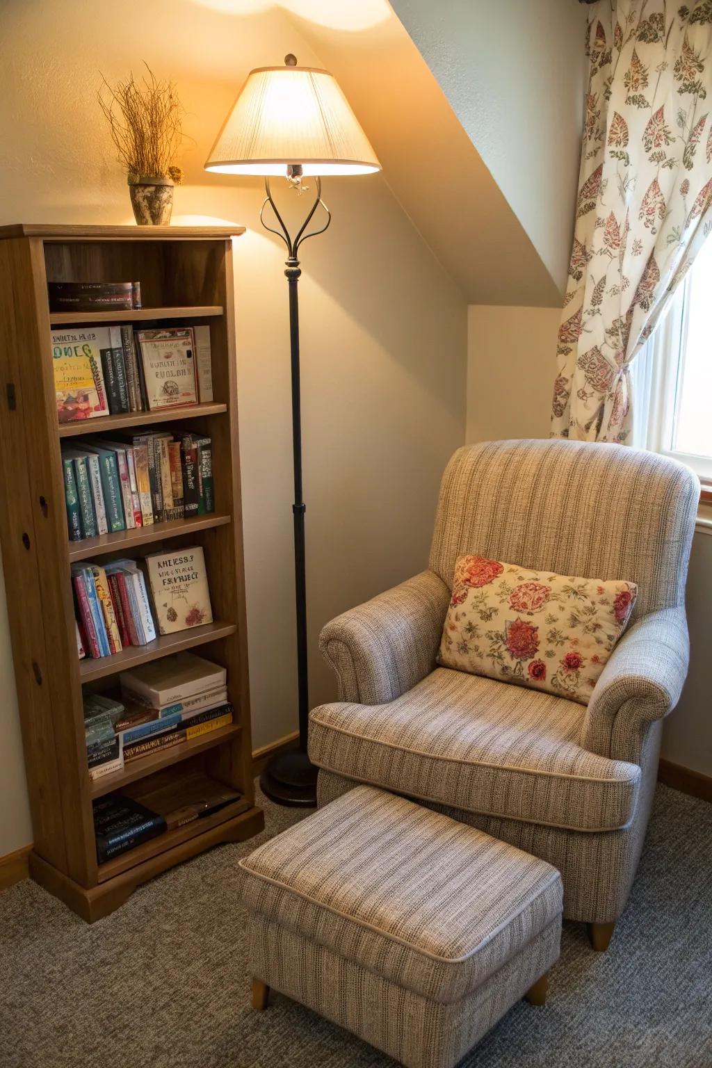 A reading nook: your personal escape.
