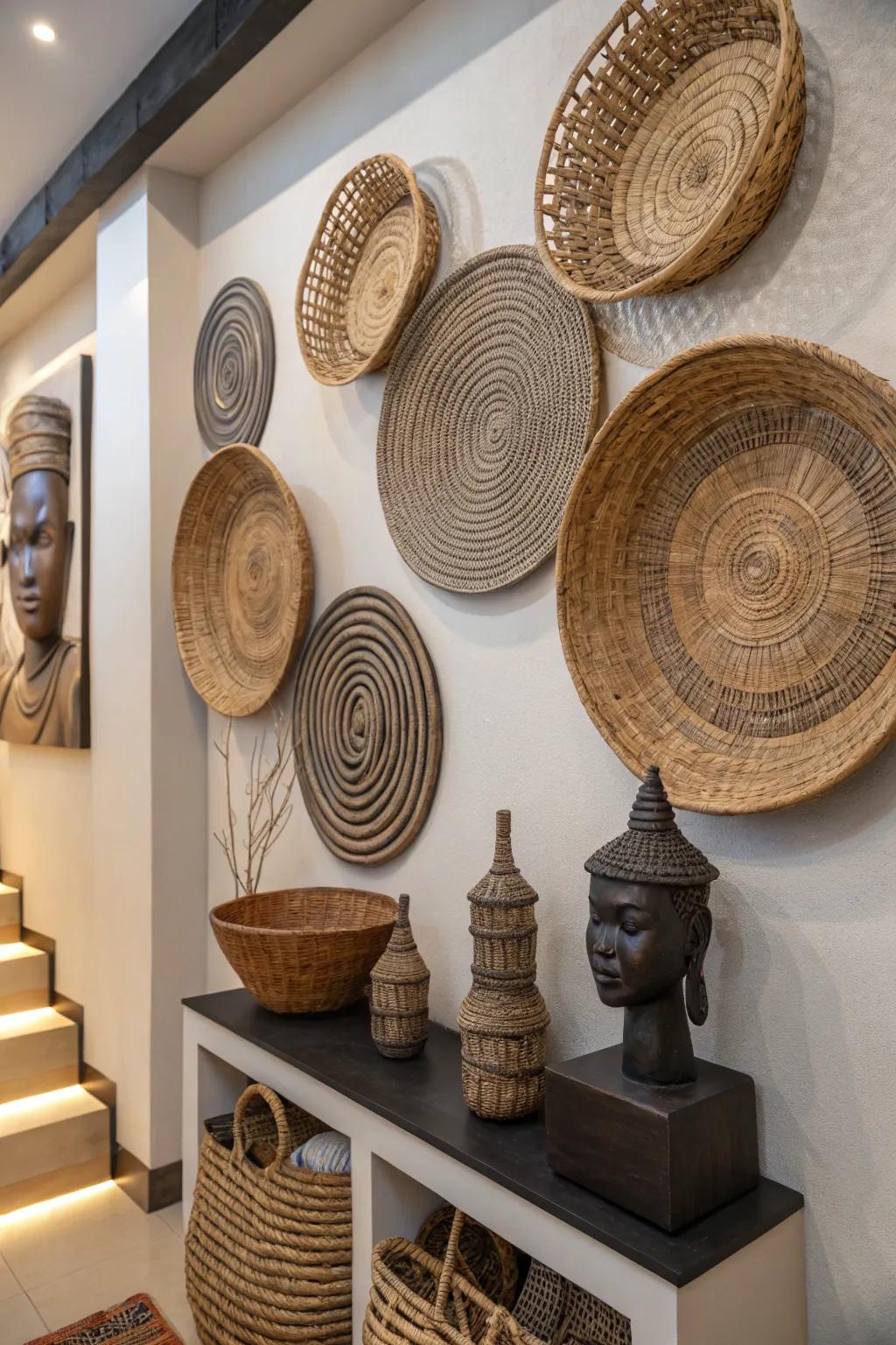 Dimensional decor adds richness