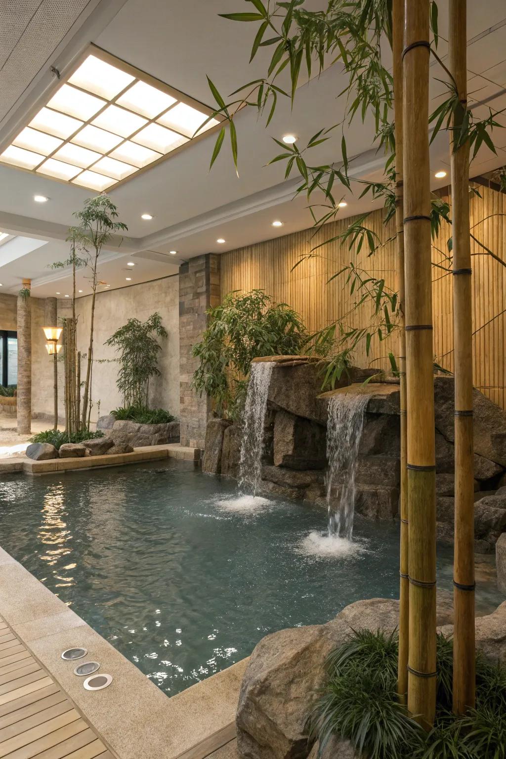 Uncover peace through a meditative, zen-inspired hideaway by the pool.