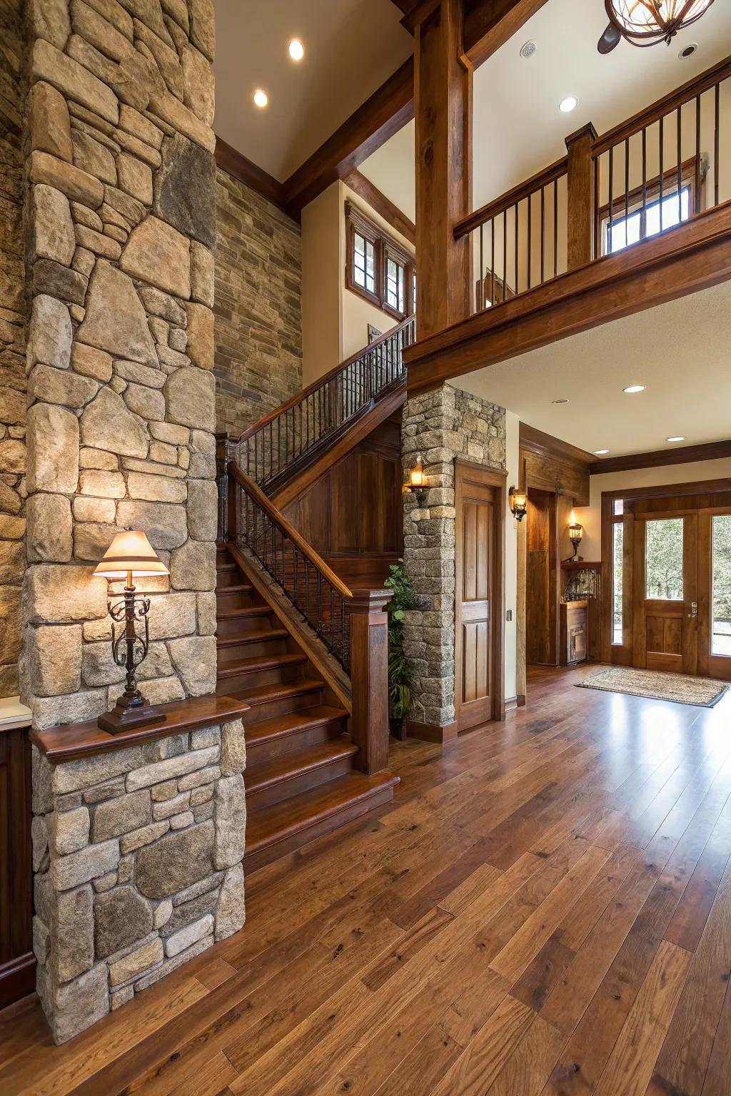 Enhance your dwelling's warmth and depth through a variety of textures.