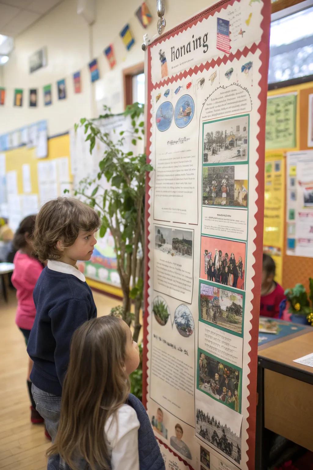 Travel through time and explore history with this educational chronicle board.