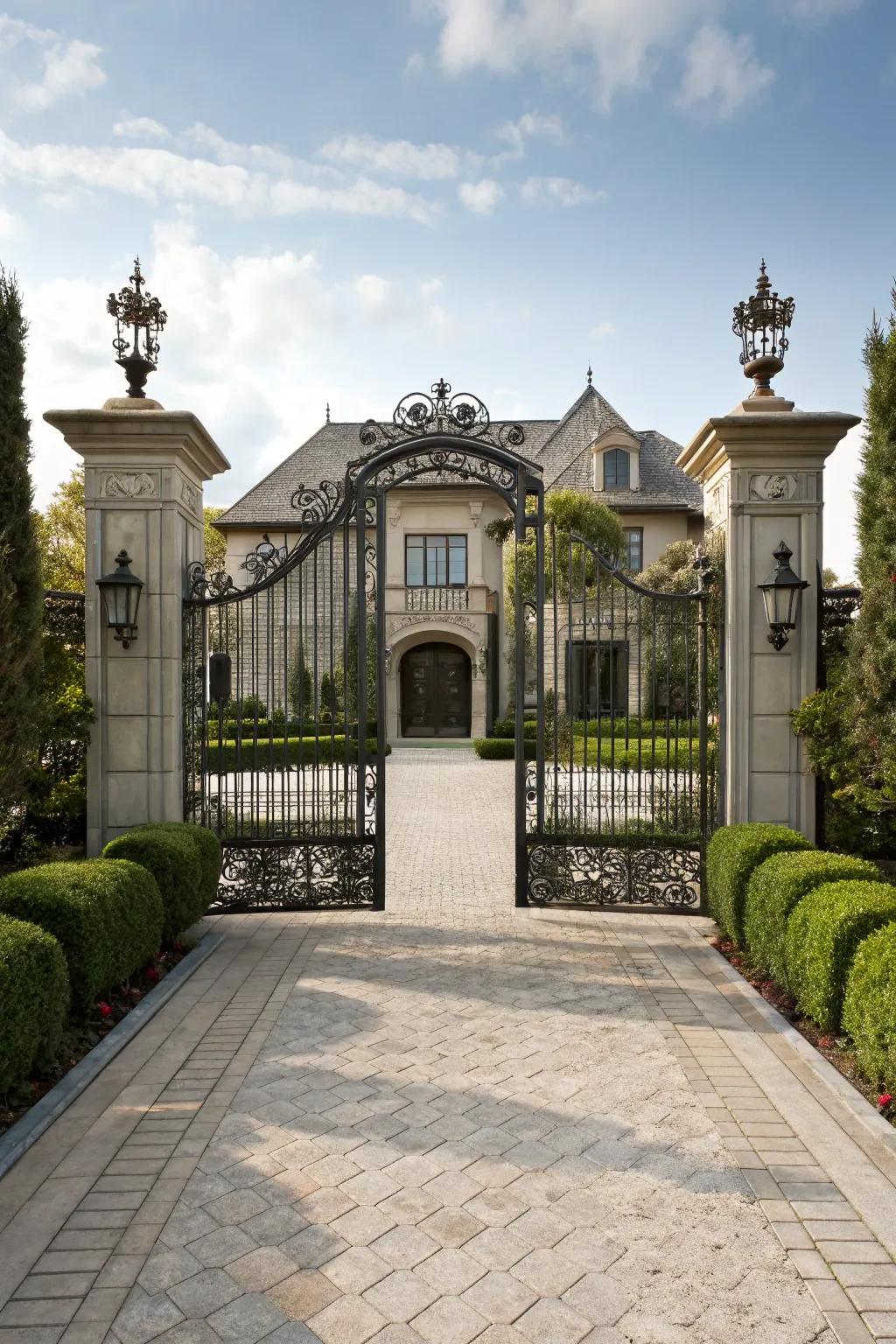 Grand and impressive dual swing access