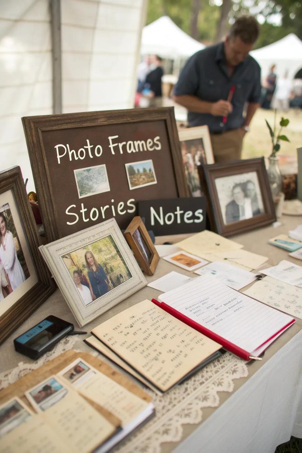 Individual signs provide context and share stories with your guests.