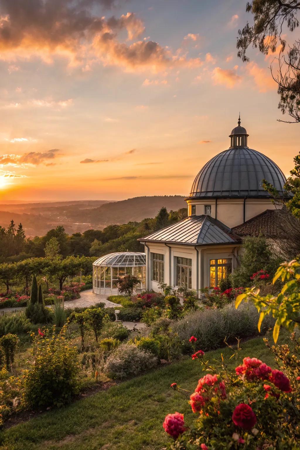 Dome roofs offer unique beauty and structural integrity.