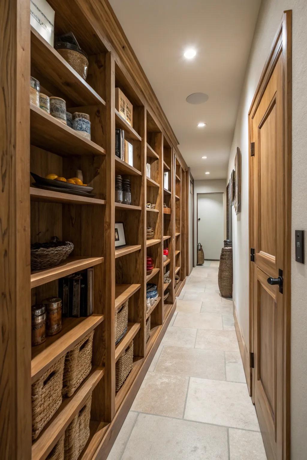 Clever storage keeps your hallway well-organized.