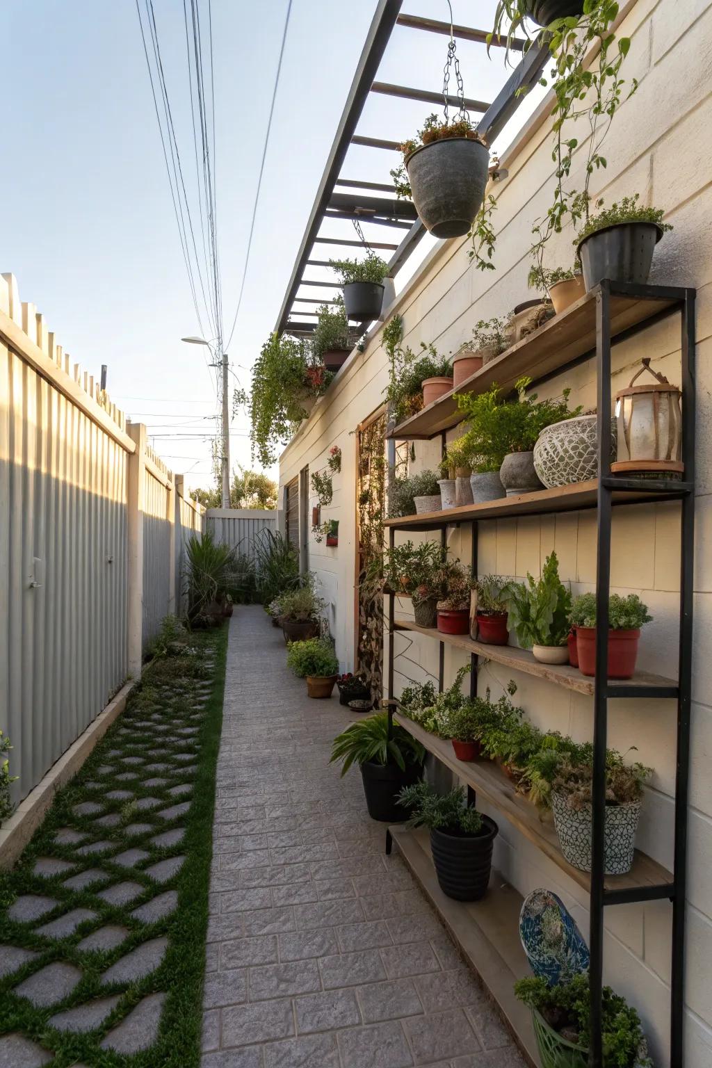 Shelving can give extra space to innovativeness.