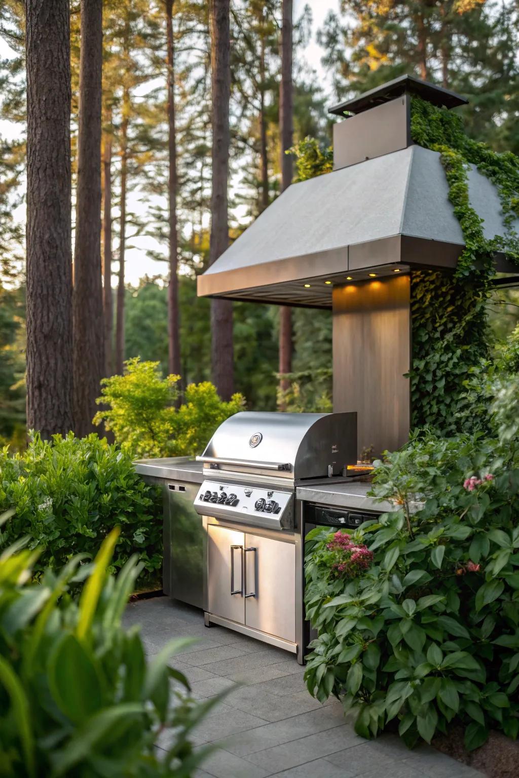 Match your hood with natural surroundings.