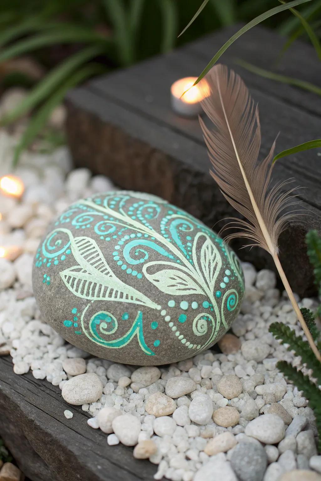 Light up your garden by adding a magical feel to it, and discover the charm from radiant painted rocks.