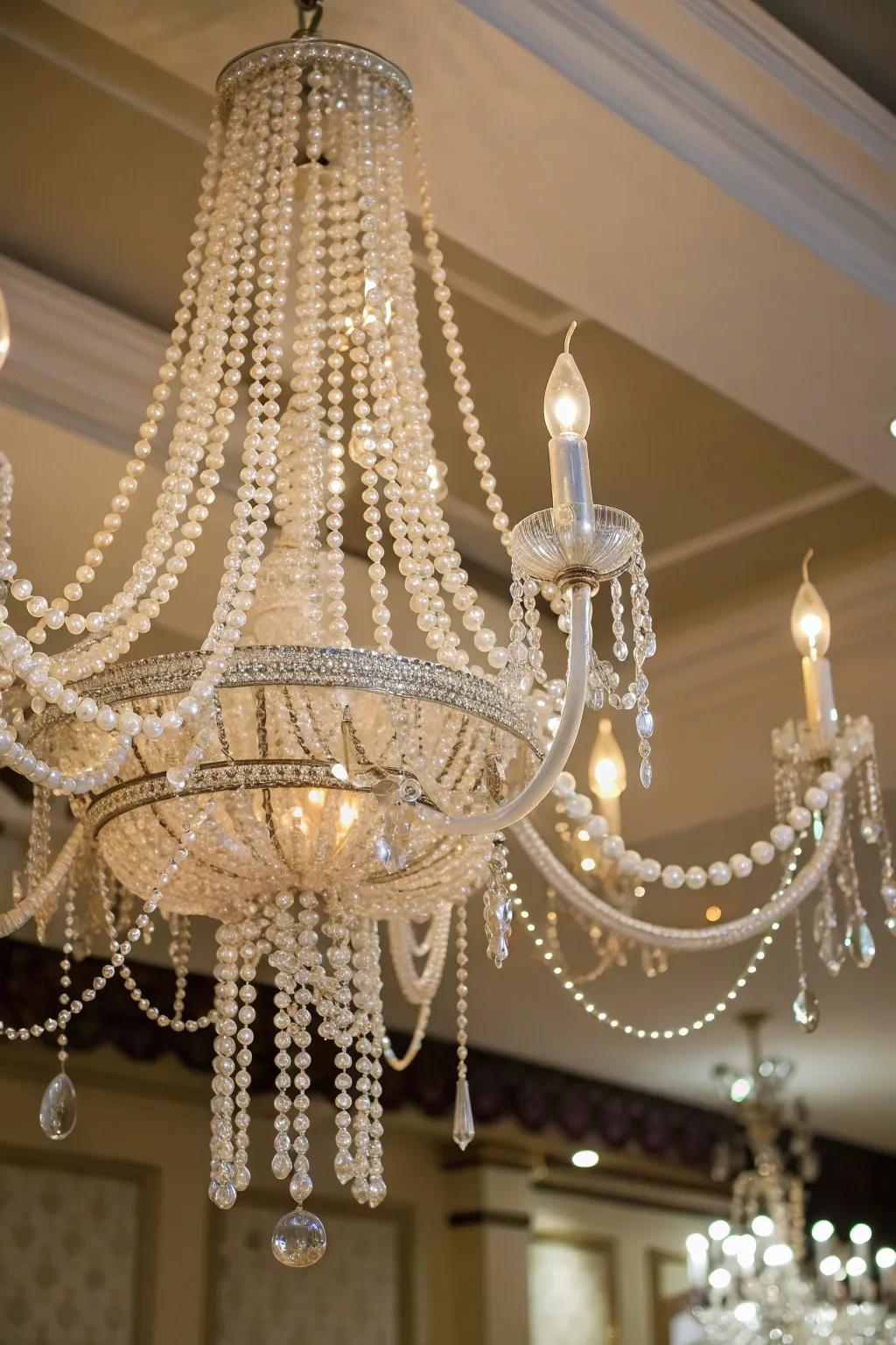Elevate your lighting with gem-decorated illumination fixtures.