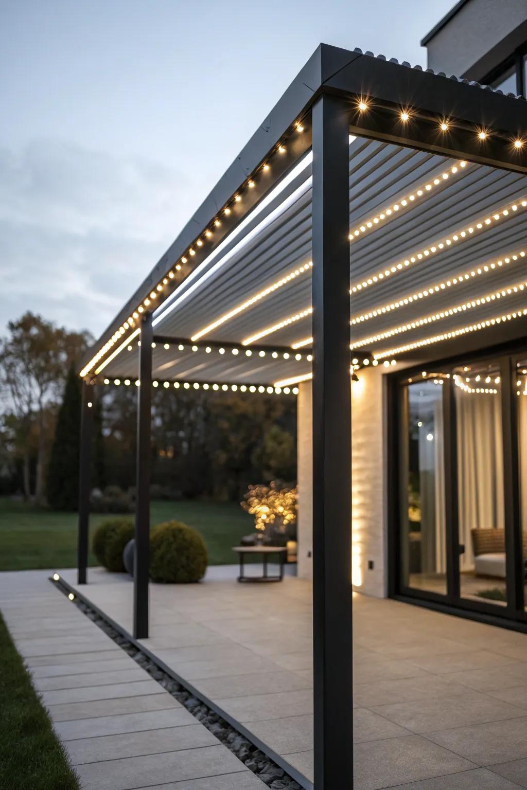 Modernize your space through LED strip lights.