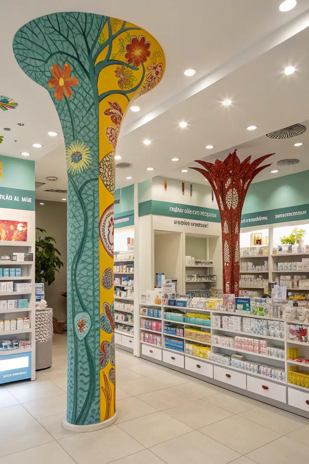 The allure of art pieces in the pharmacy