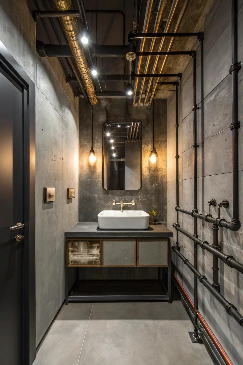 Manufacturing illumination appends a cutting-edge and contemporary aesthetic.