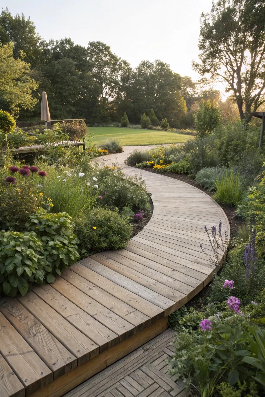Explore the beauty of flowing deck layouts.