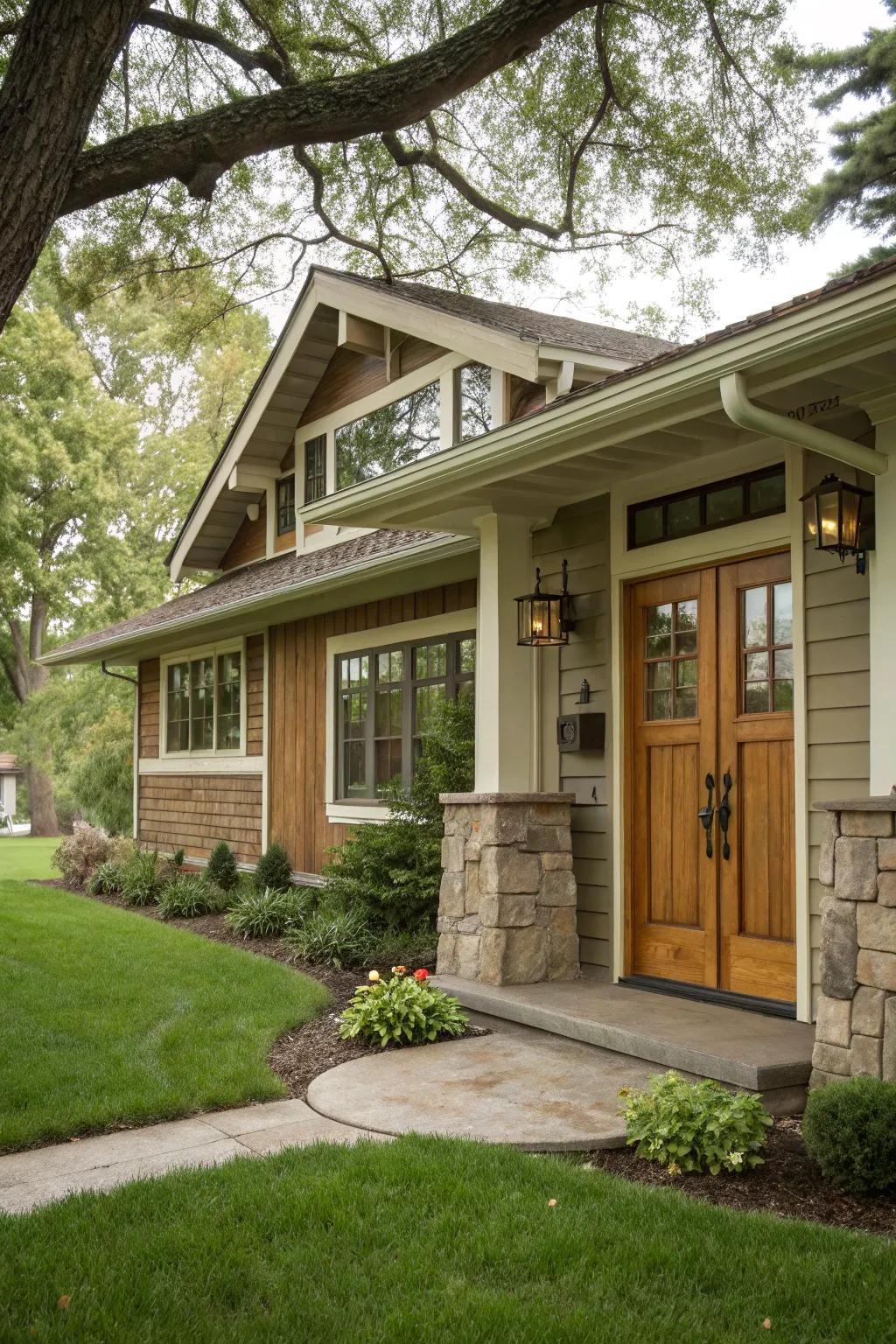 Artisan details add sophistication and character.
