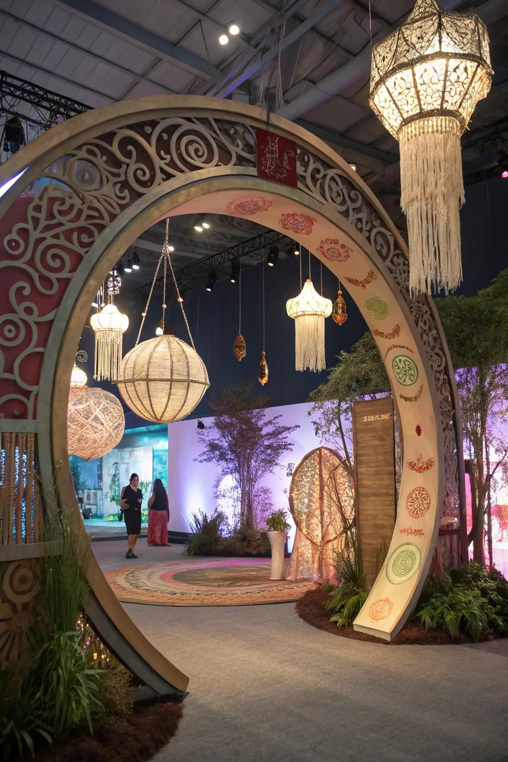 An art-inspired gateway, showcasing creativity and distinctive expression.