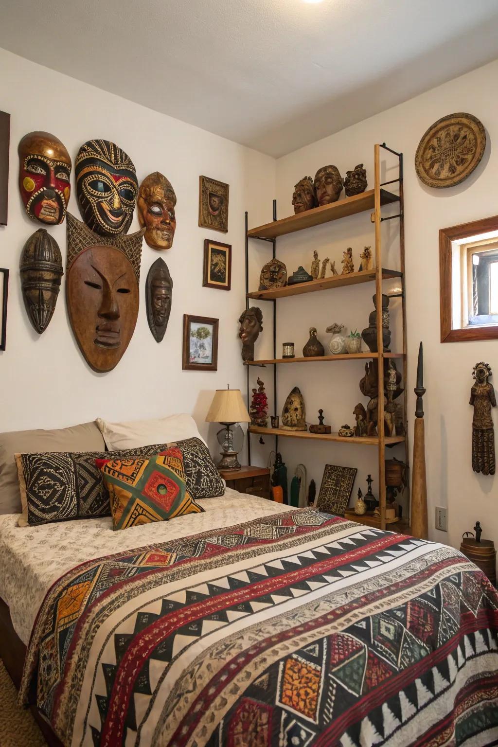 Cultural items enrich the theme with depth and authenticity.