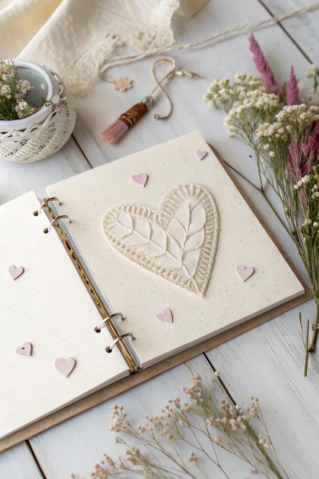 Add an awesome shock to your scrapbook with a spring up heart—where craftsmanship meets innovativeness!