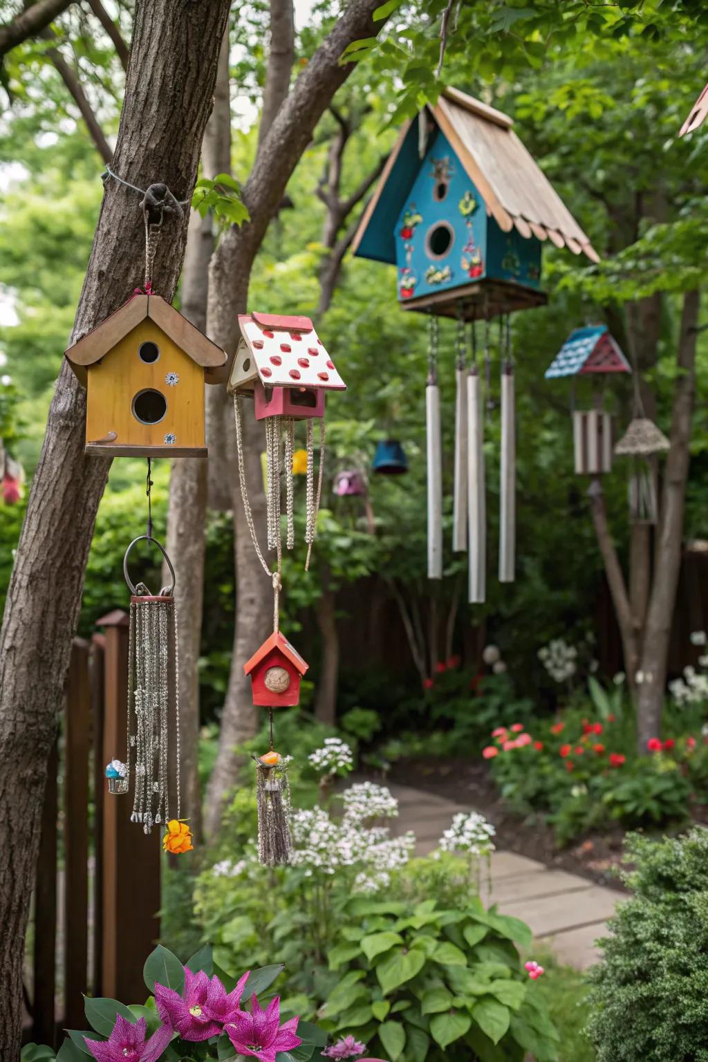 Add charm with fun garden highlights.