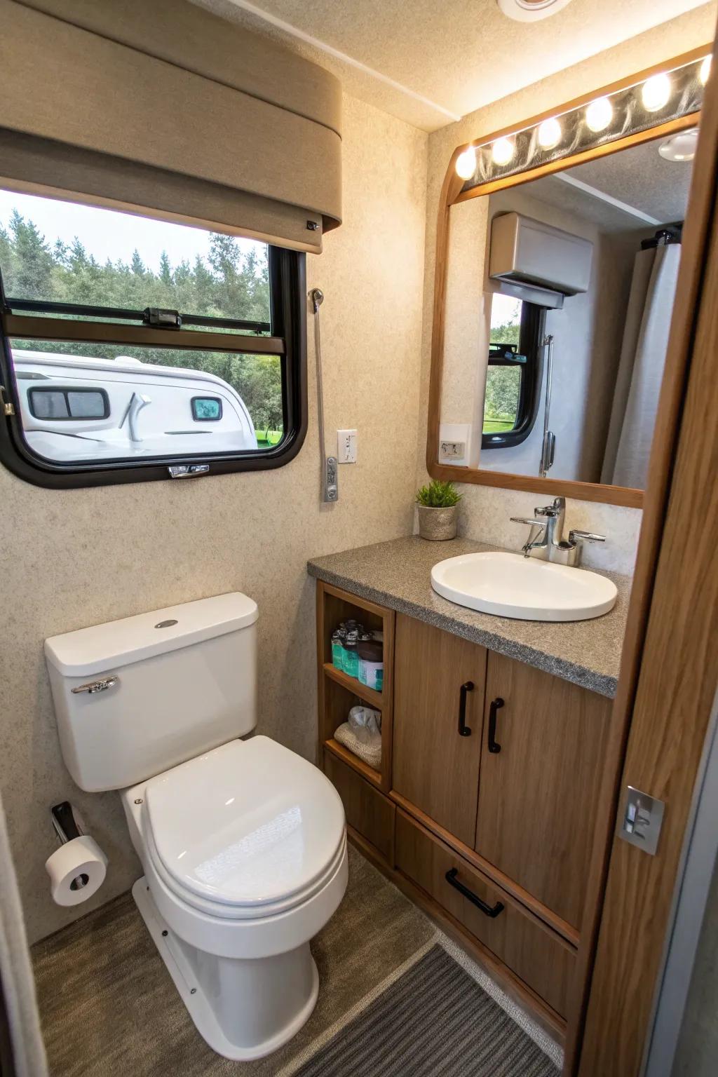 Small toilets make the most of area without losing comfort.