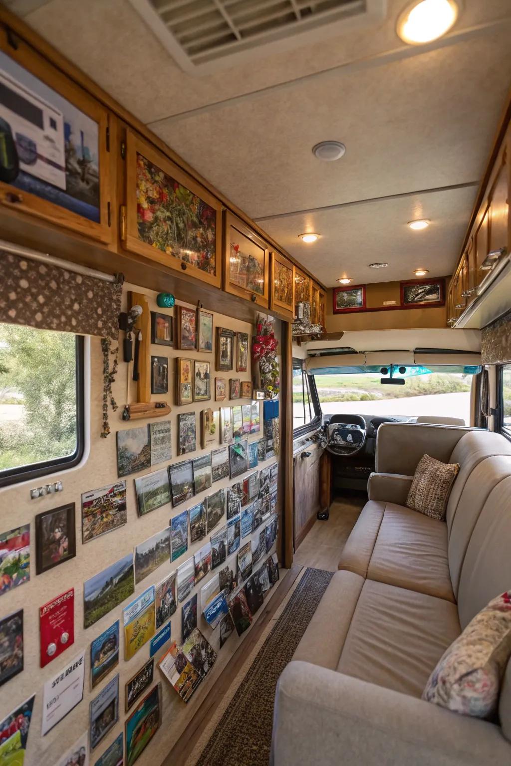 Mementos and memories make your RV design individual and meaningful.