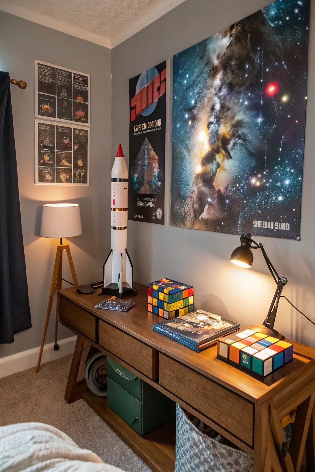 An engaging corner that combines fun with learning.