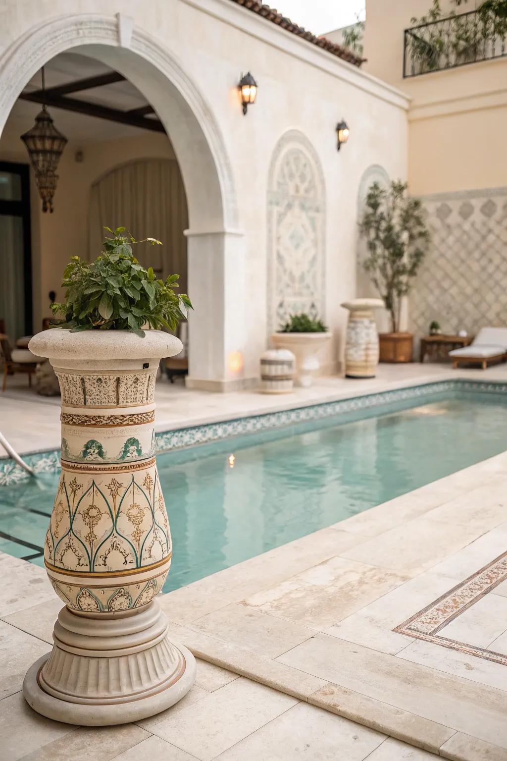 Embrace simplicity with an understated compact pool.