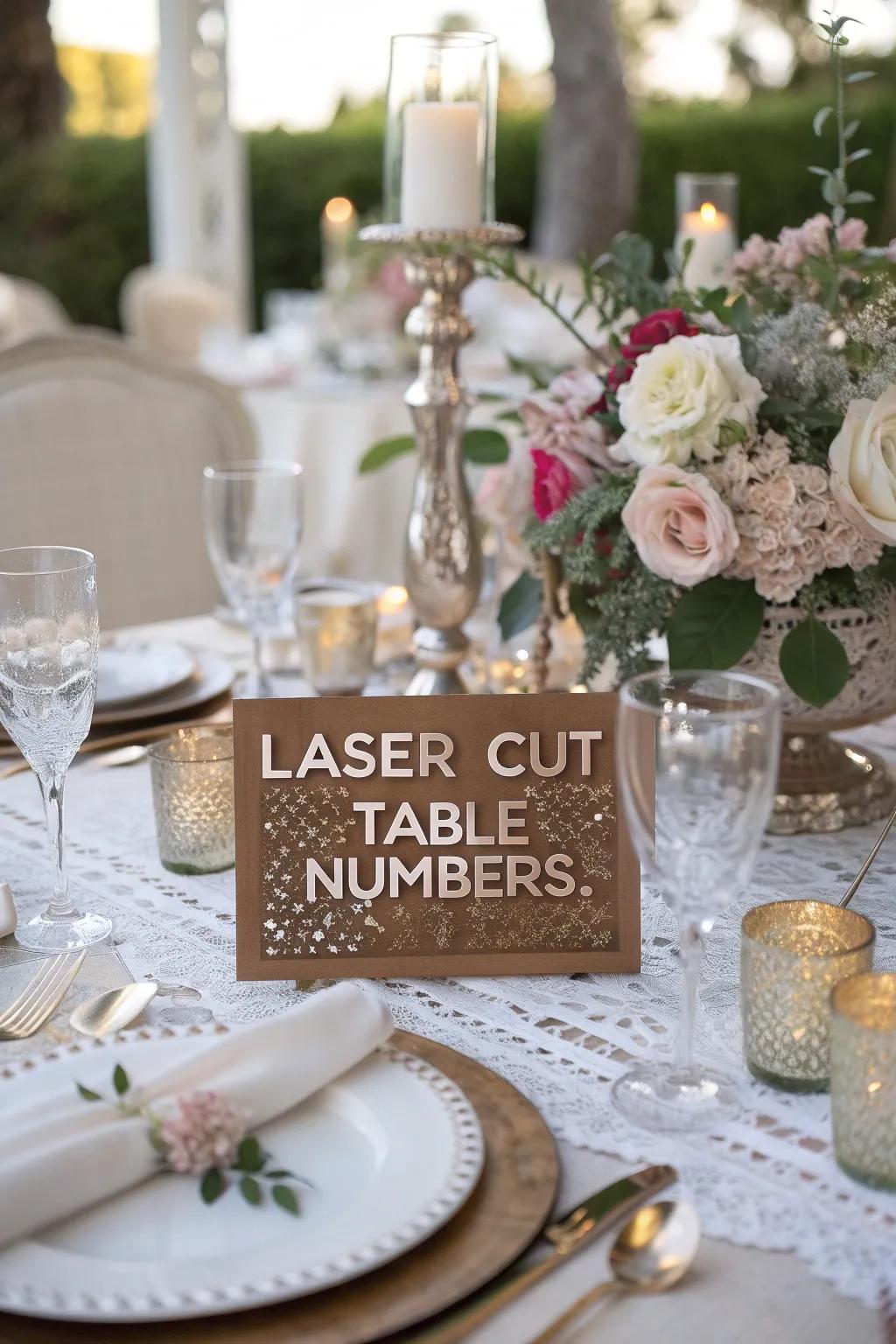 Ray-cut designs introduce craftsmanship and elegance to your tables.